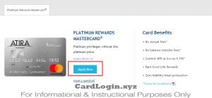 Apply for Atira credit card